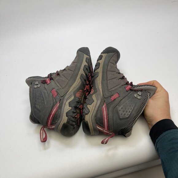 Keen Targhee III Waterproof Mid Hiking Boots Women Size 7 US Red / Brown Outdoor - Picture 8 of 16